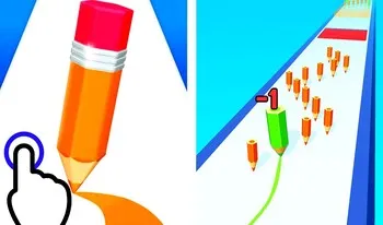 Color Pencil Run — online casual game on Gsydeibc